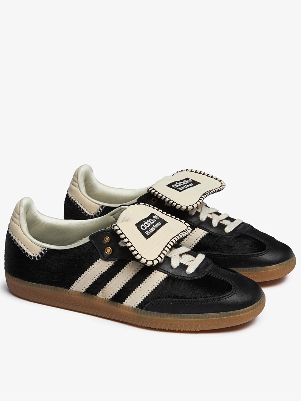 Adidas x Wales Bonner Samba Pony Hair Core Black Size 12.5 Rare IE0580